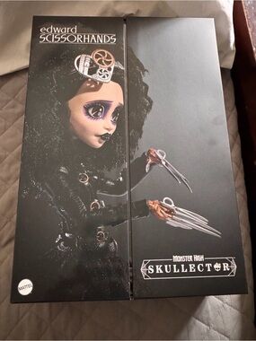 Mattel Edward Scissorhands Doll - Black & Purple Accents